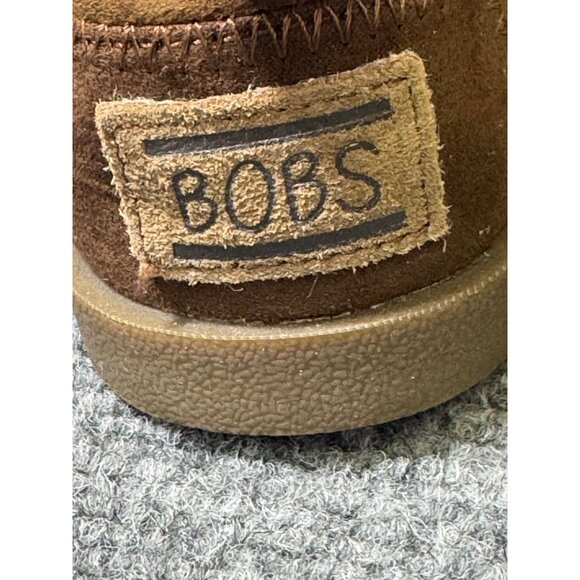 Bobs By Skechers Womens Brown Memory Foam Slip-On Flats Size 6.5 - Picture 3 of 16